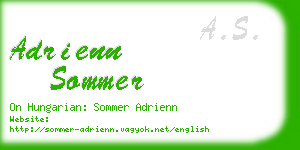 adrienn sommer business card